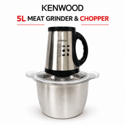 Kenwood KN-903G Electric Meat Grinder & Chopper - 5L Steel Bowl